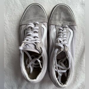 Vans Gray and White Sneakers Men’s Size 7.5 Women’s Size 9